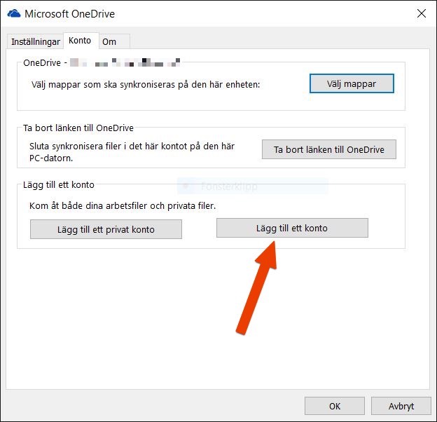 Inställning OneDrive for Business