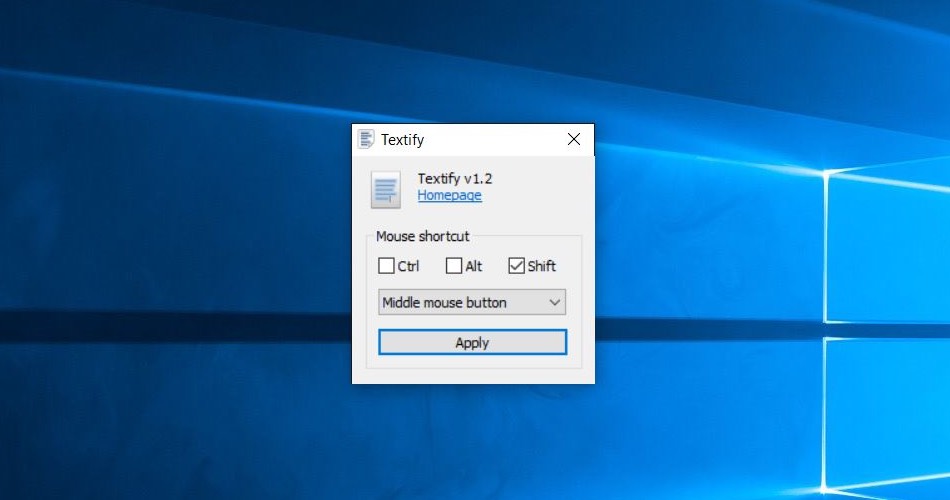 textify windows 10