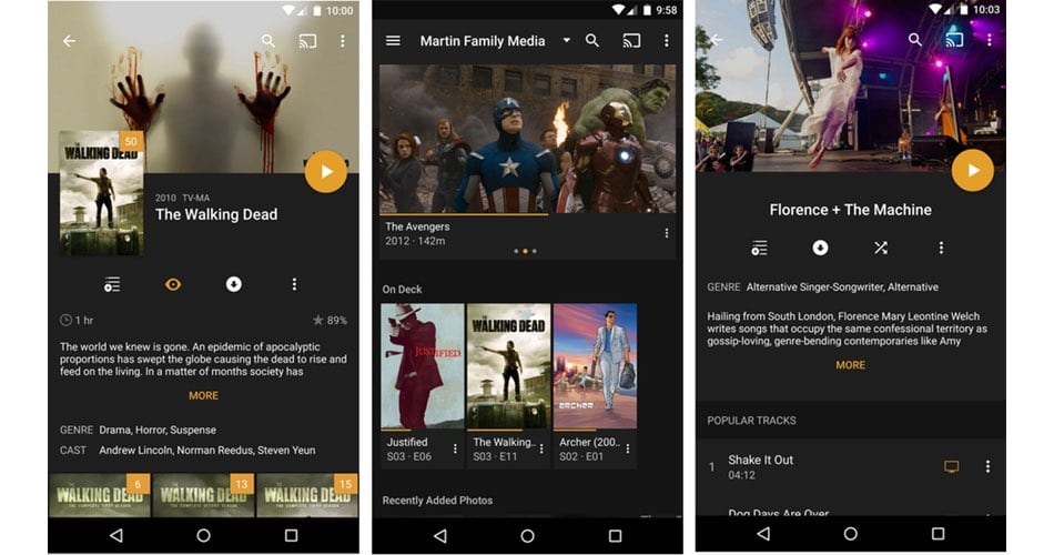 Bästa tipsen för Chromecast och Chromecast Ultra — 26 smarta tips 52 plex-android-material-design-2017
