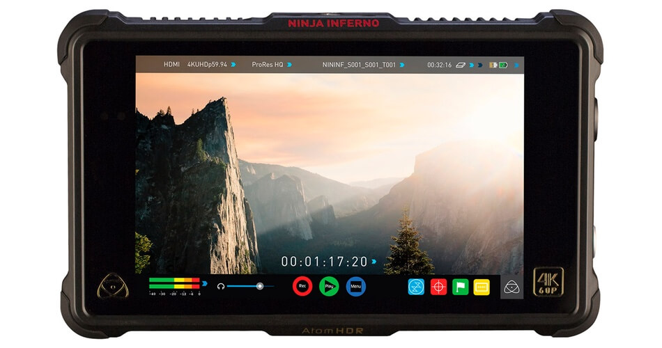 Atomos Ninja Inferno — högkvalitativ 4K-inspelare för professionellt bruk 44 Atomos Ninja Inferno HDR