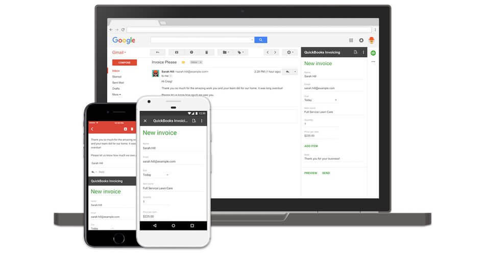 google gmail new addons functions