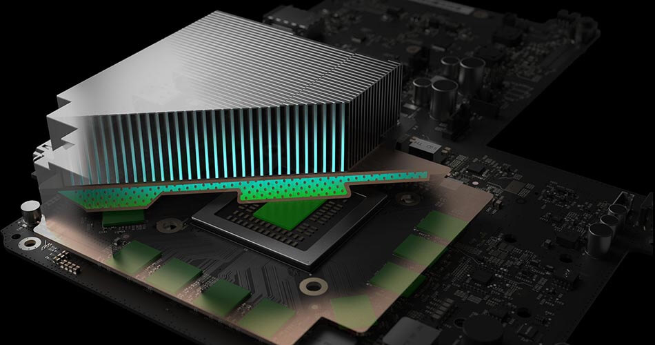 microsoft scorpio grafikkrets kylare