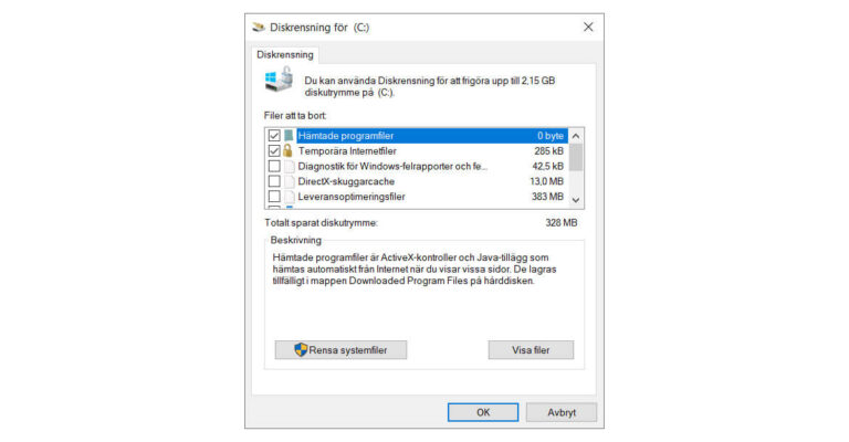 Diskrensning Vad Ska Man Ta Bort