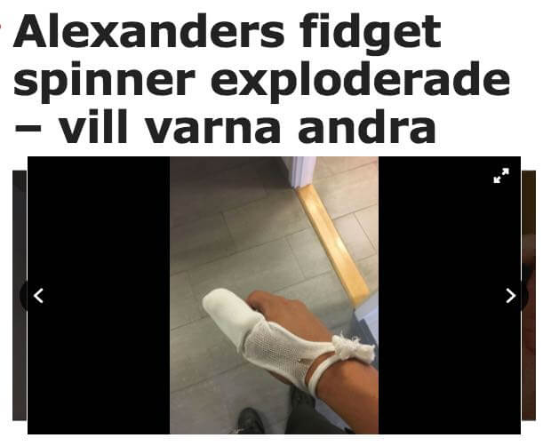 Fidget Spinner — alla tipsen du behöver & så väljer du rätt 46 Fidget Spinner exploderade