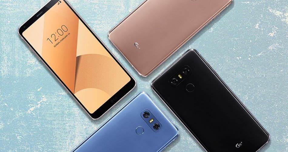 LG G6 Plus Fyra färger