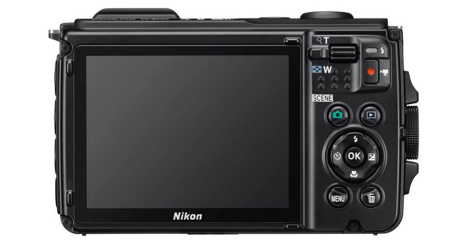 Nikon Coolpix W300 baksida
