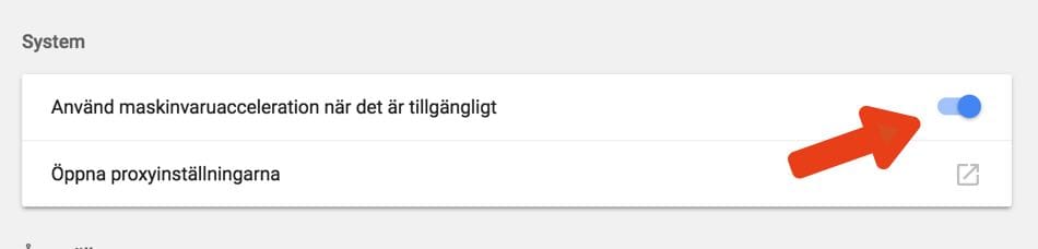 Snabba upp Google Chrome — 5 praktiska och enkla tips 48 google-chrome-hardvaruaccelerering
