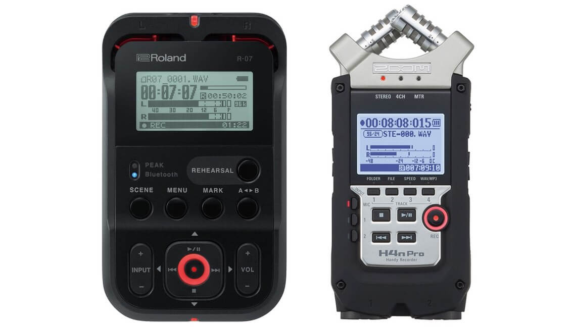 roland-r-07-vs-zoom-h4npro