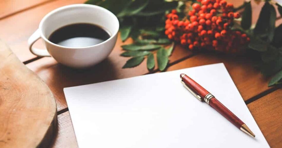 coffee writing paper pen pexels