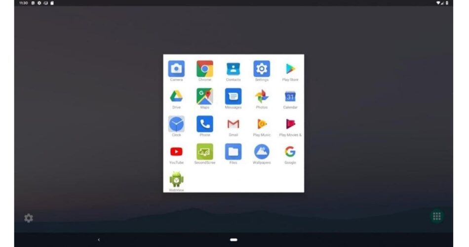 android q beta1 desktoplage