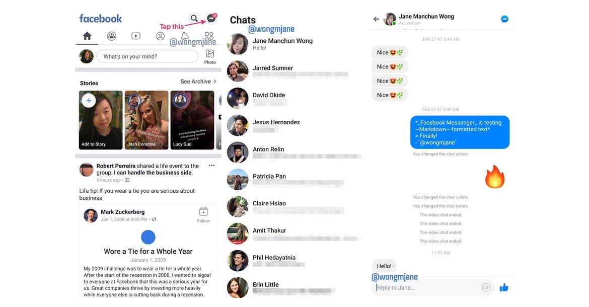 Messenger kan integreras i Facebook igen – men varför? 44 facebook messenger lackt integration 2019