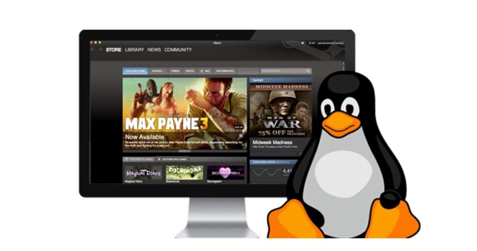 ubuntu steam games penguin