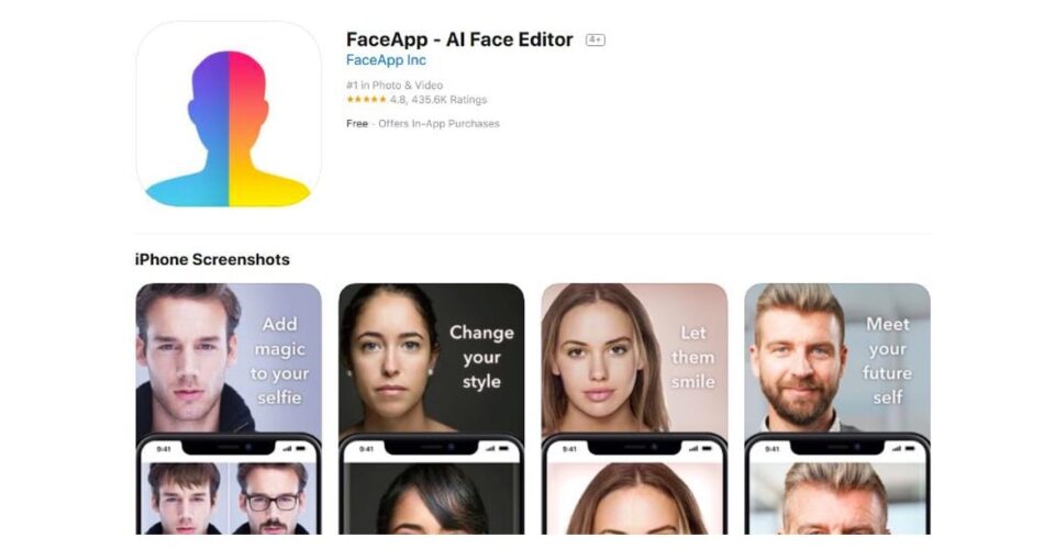 faceapp apple app store juli2019