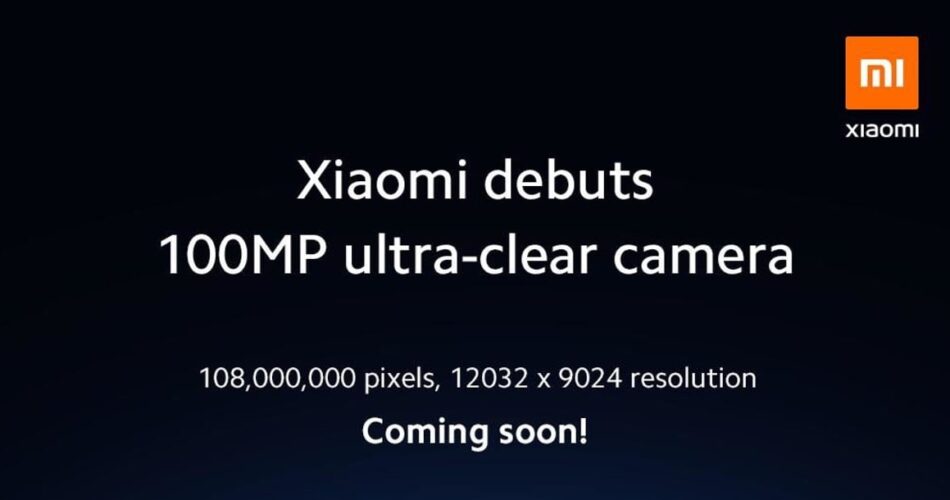 xiaomi 108mp camera pre release