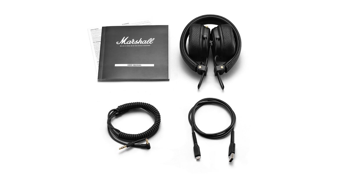 Marshall Major III Voice – hörlurar med Google Assistant 45 marshall major iii voice tillbehor