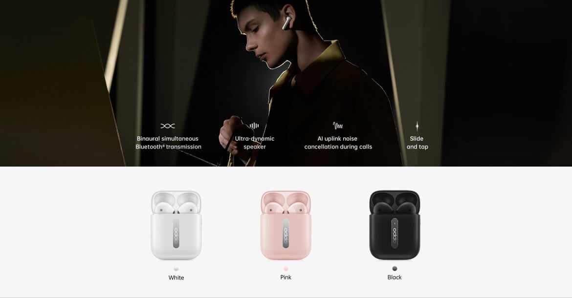 oppo enco free promo colours 2019