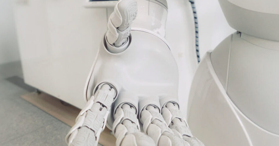 ai robot hand unsplash
