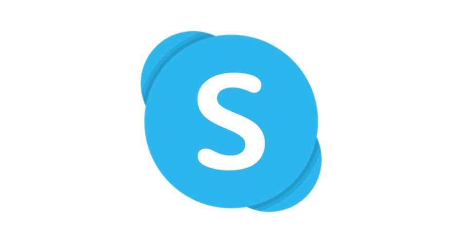 microsoft skype simple logo 2020