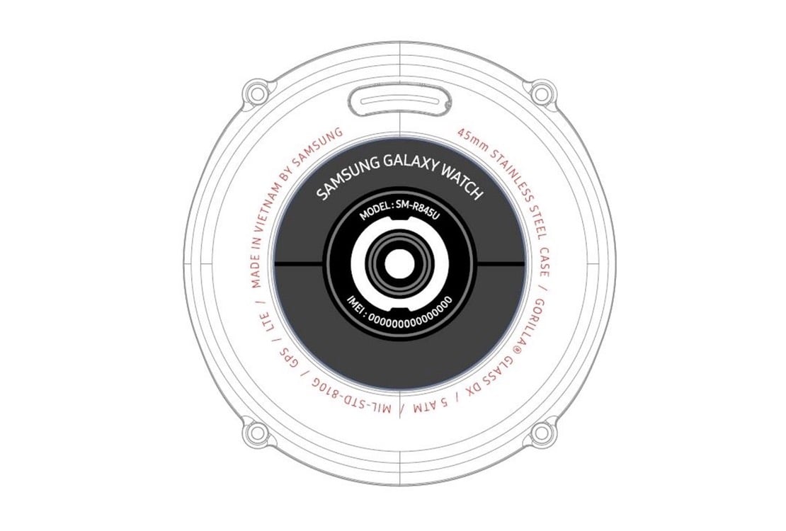Samsung har fyra nya Galaxy Watch-modeller på gång (maj 2020) 43 samsung galaxy watch sm r845u design fcc