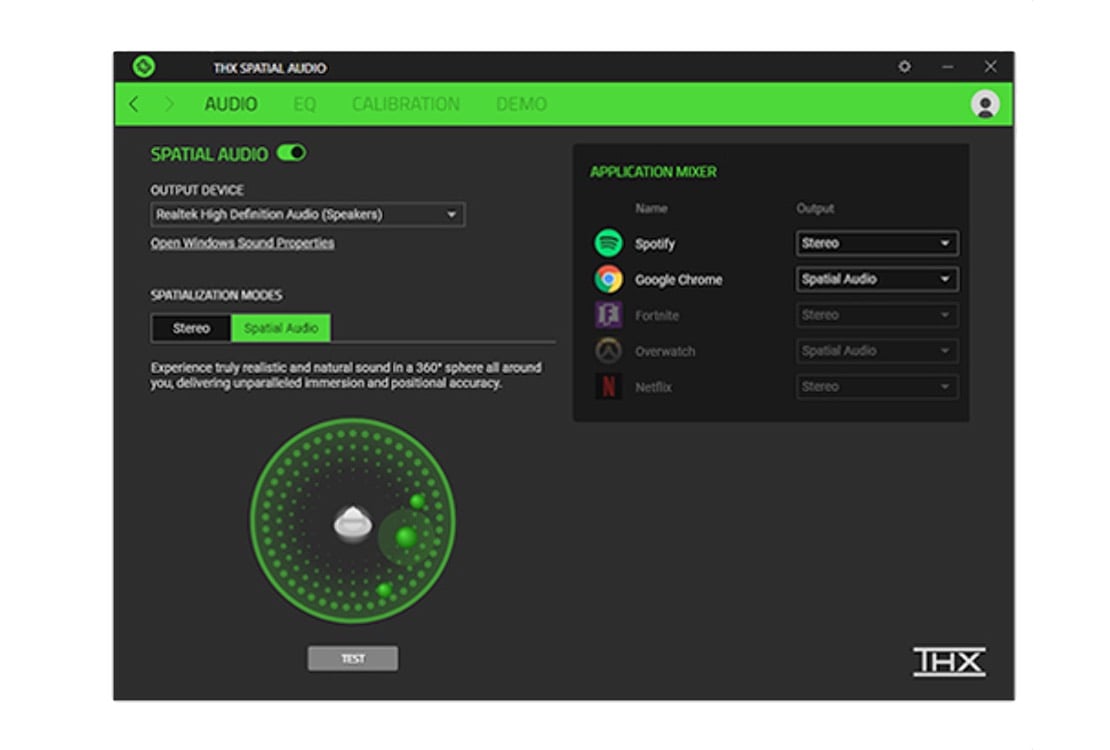 razer thx spatial audio app windows 10 3