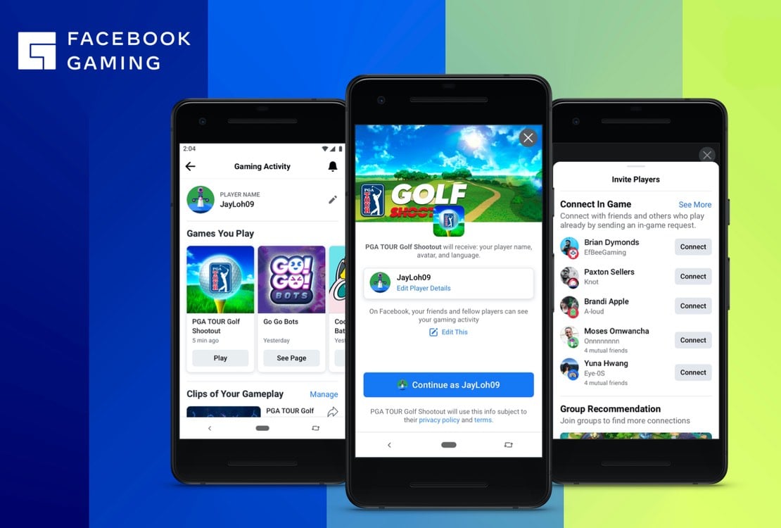 facebook gaming illustration 2020