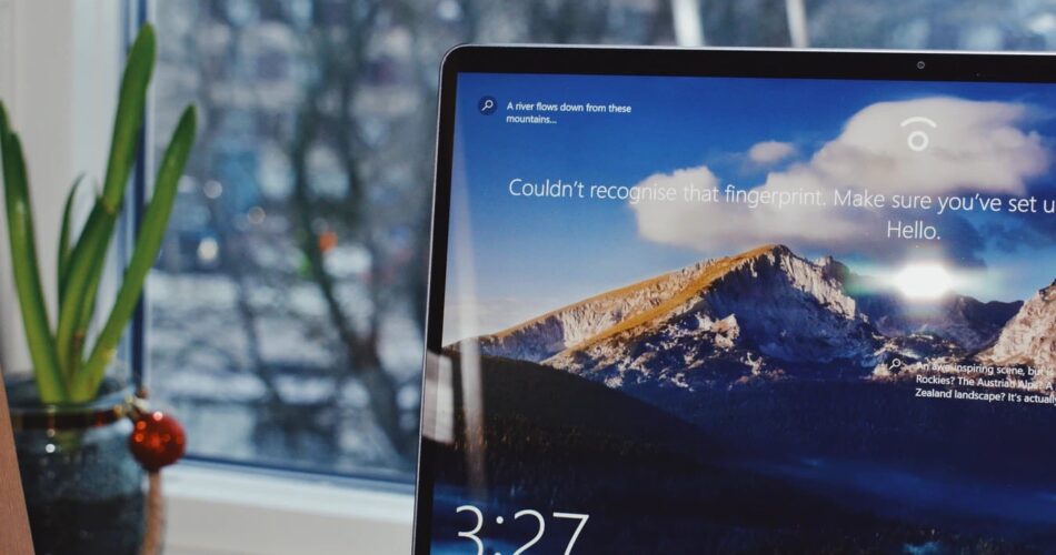 windows 10 fingerprint laptop unsplash