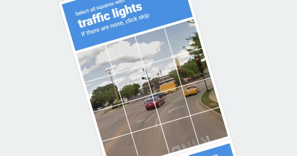 captcha traffic lights google 2022