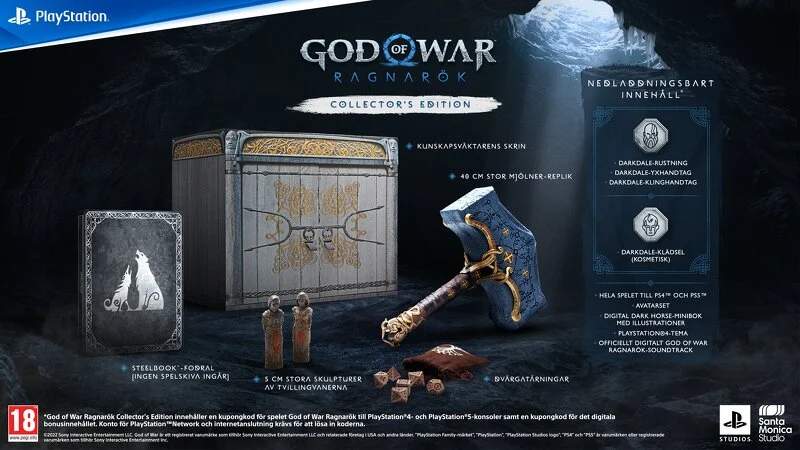 god of war ragnarok collectors edition preorder 2022