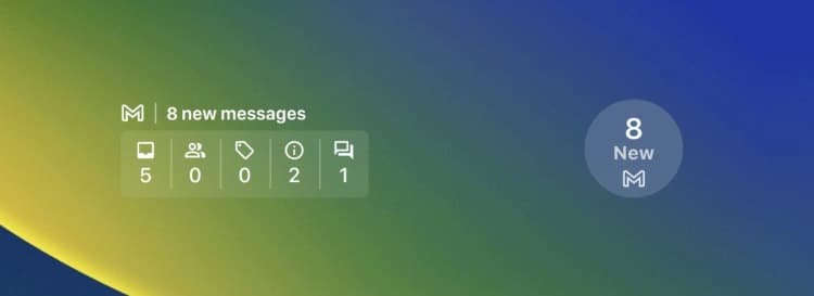 gmail ios16 widgets 2022
