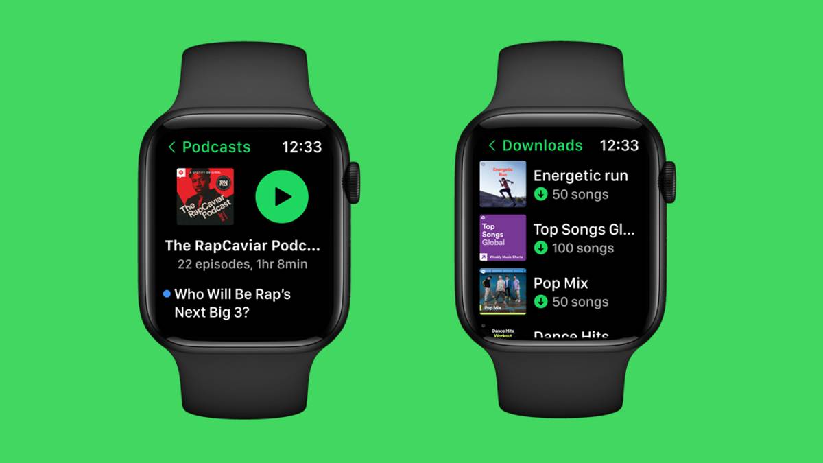 spotify new app apple watch 2022 nov