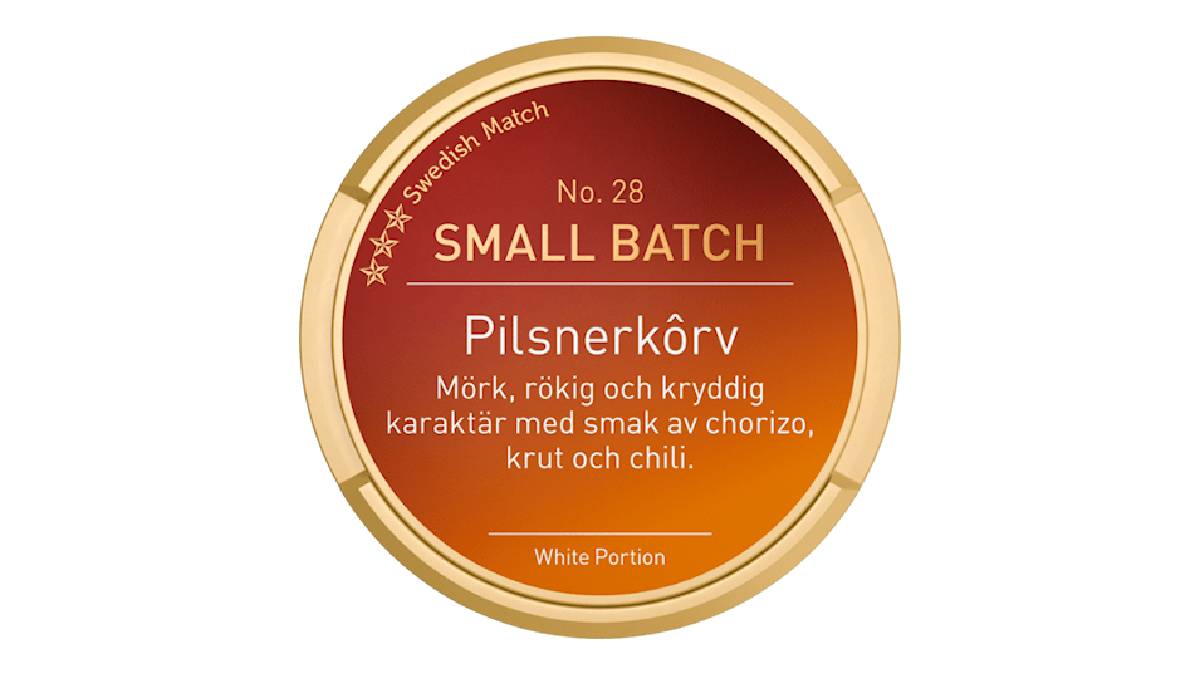 Swedish Match Small Batch 28 Pilsnerkorv
