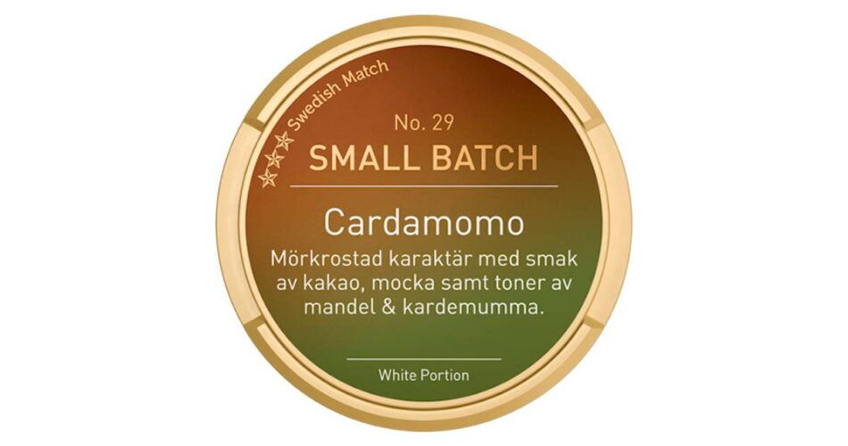 Swedish Match Small Batch 29 Cardamomo