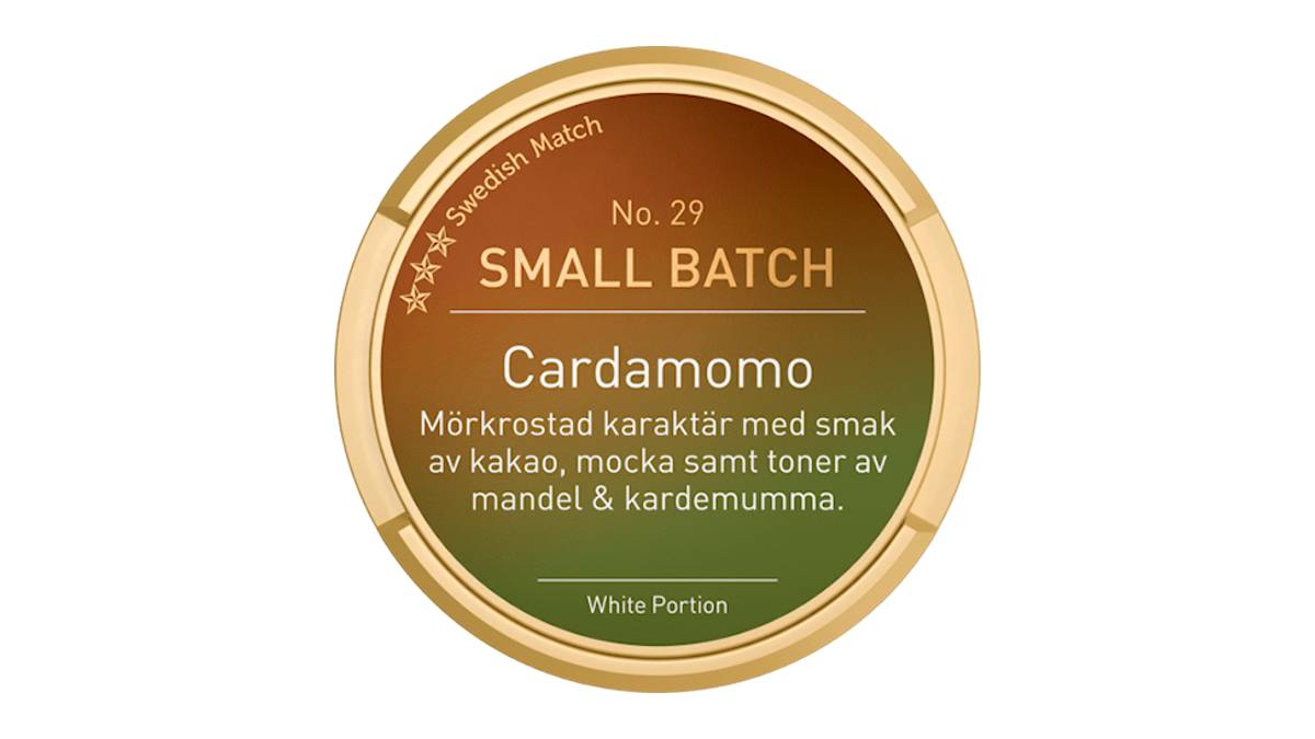 Swedish Match Small Batch 29 Cardamomo
