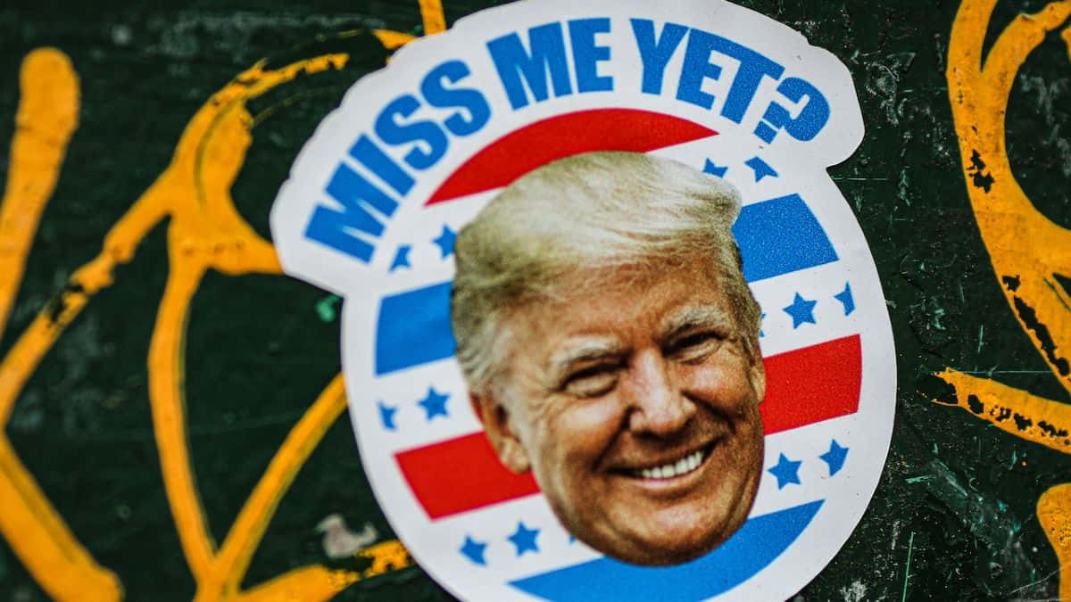 Donald Trump sticker