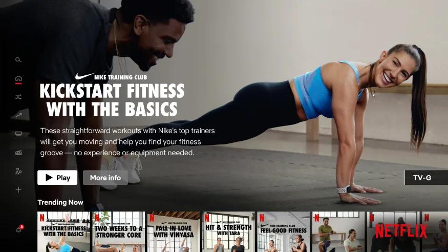nike netflix traningsvideor kickstart fitness with the basics