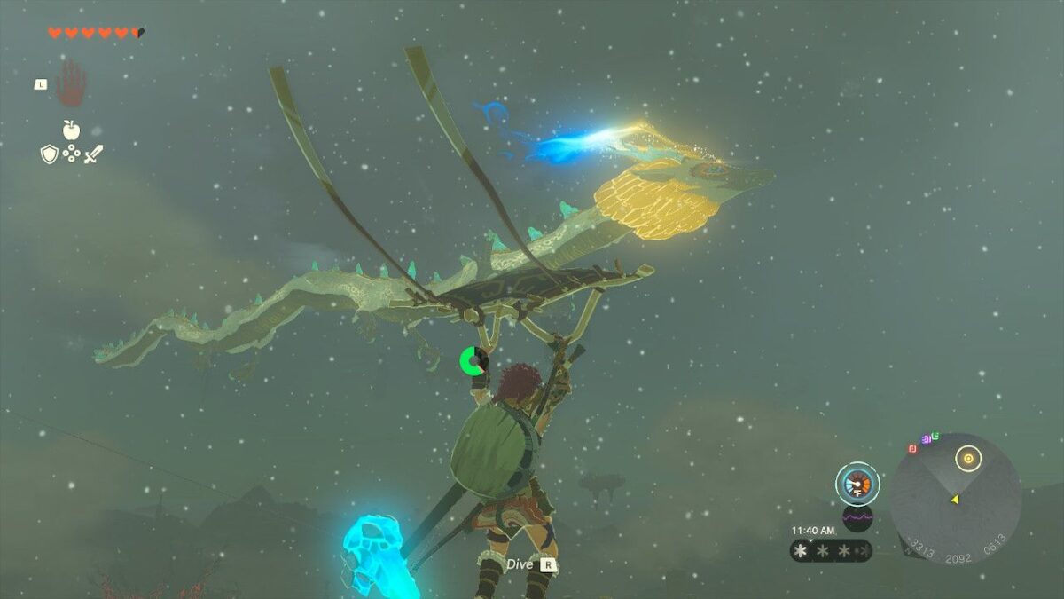 zelda tears of the kingdom light dragon