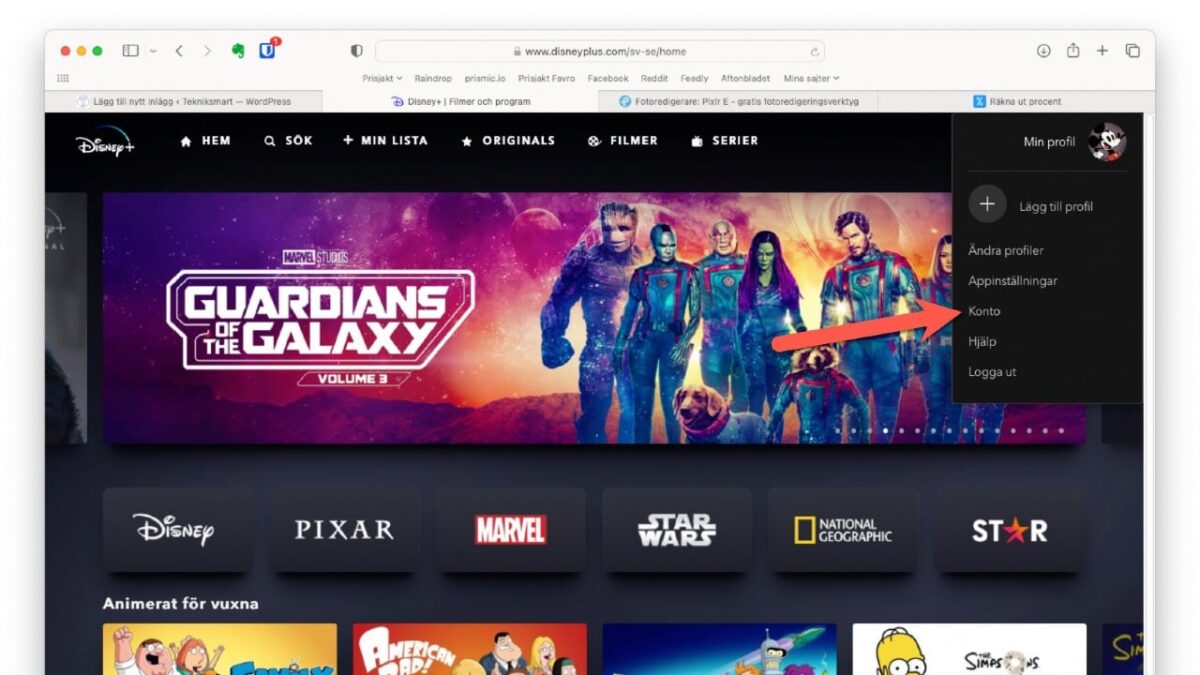 disney plus avsluta abonnemang 2023 1