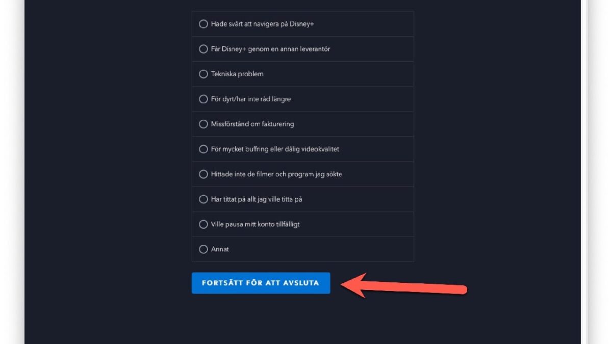disney plus avsluta abonnemang 2023 4