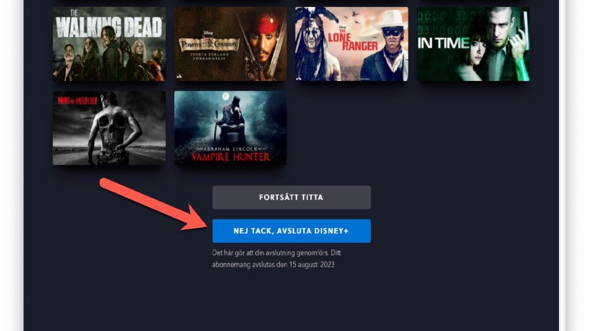 disney plus avsluta abonnemang 2023 5