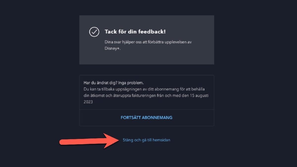 disney plus avsluta abonnemang 2023 6