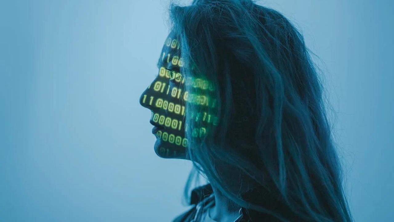 woman digital numbers cottobro studio