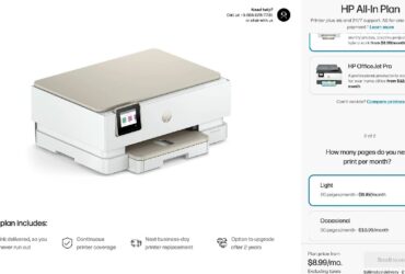 hp all in plan prenumeration skrivare 2024