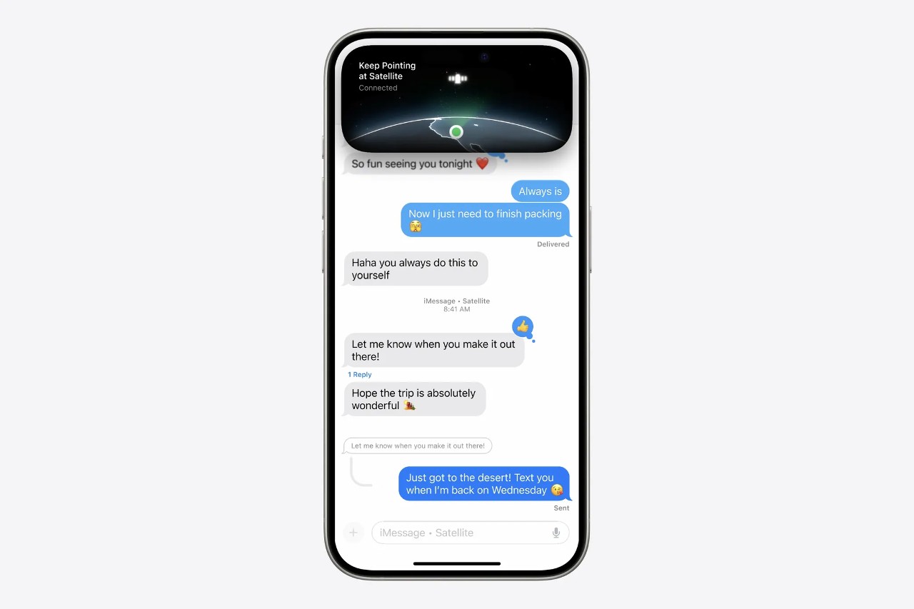 apple satellit imessage ios18 2024