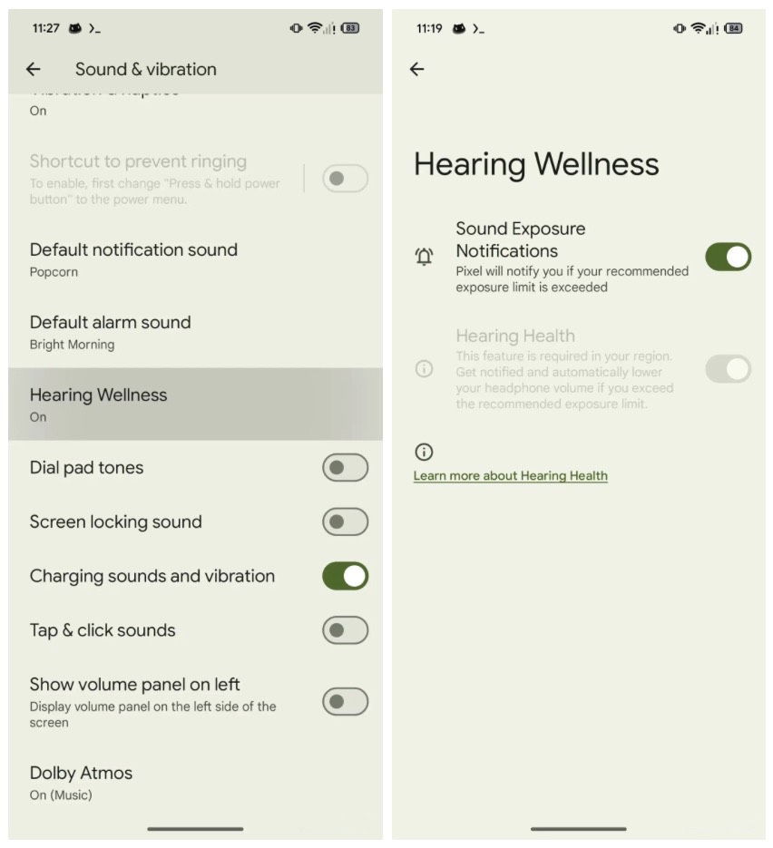 google pixel hearing wellness 2025