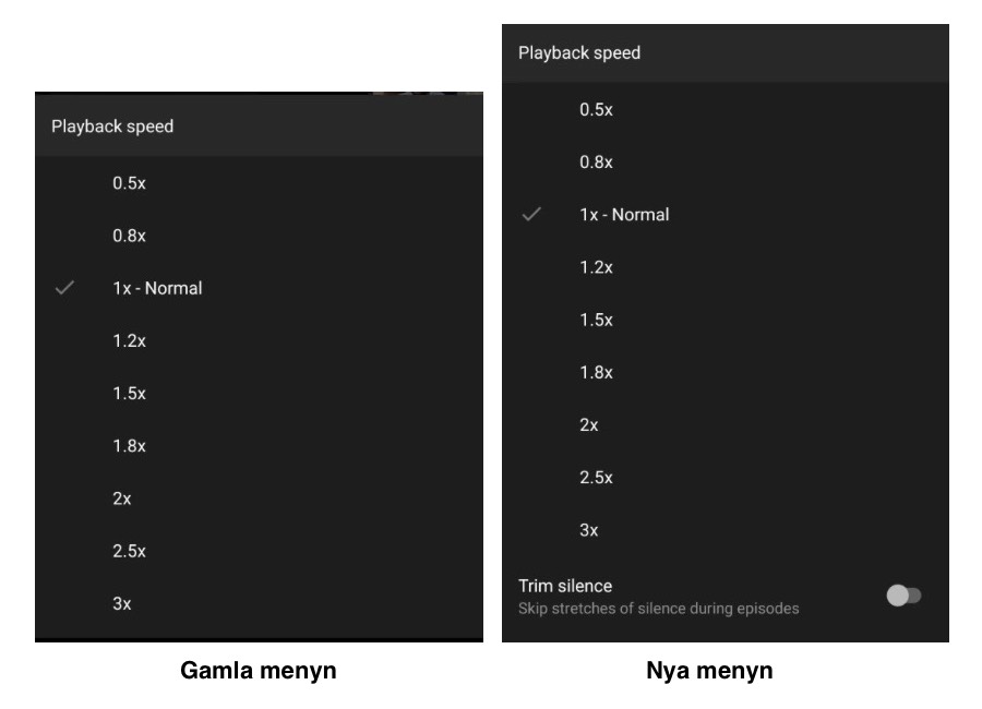 Nu kan YouTube Music ta bort tystnad i podcast-avsnitt 44 youtube music trim silence