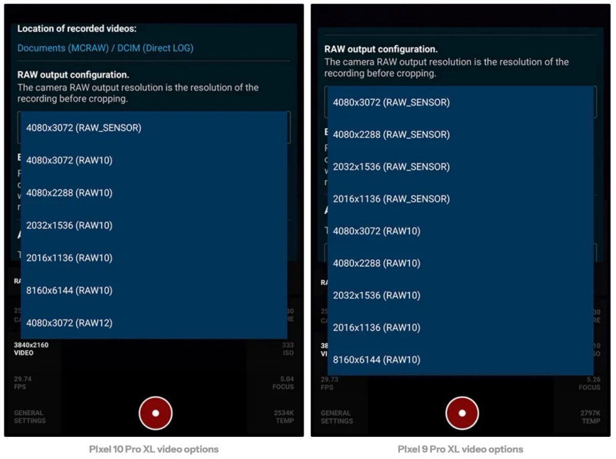 Pixel 10 Pro har ett hemligt kvalitetsläge för bättre videokvalitet 44 motionpro video android pixel 10resolutions 2025
