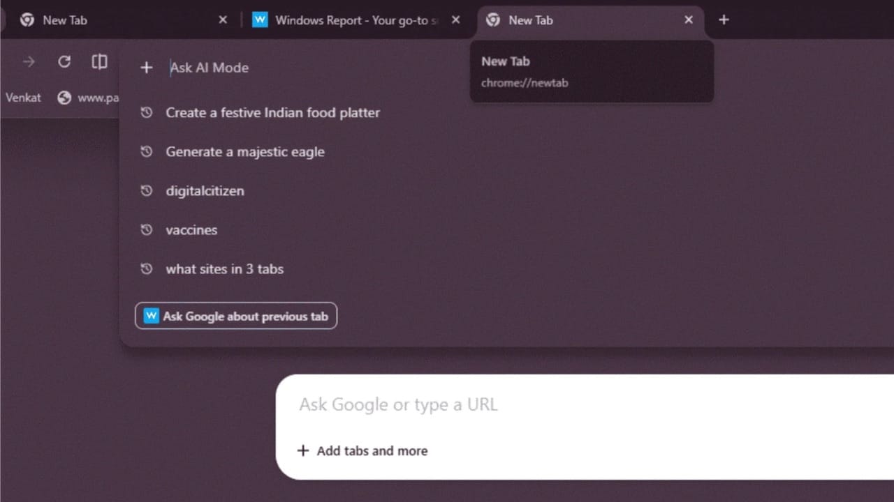 google chrome ai flik tabaware