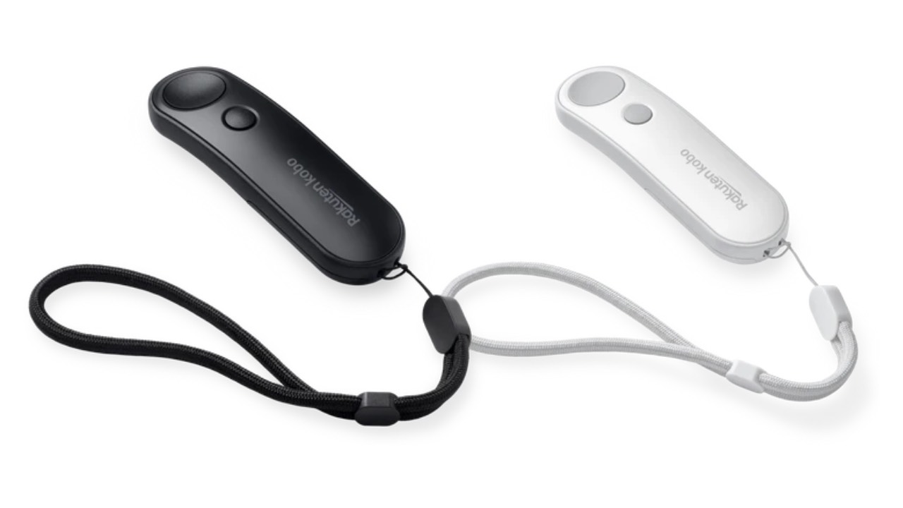 Kobo Remote – vänd sida utan att hålla i läsplattan 45 kobo remote 2025 black white straps