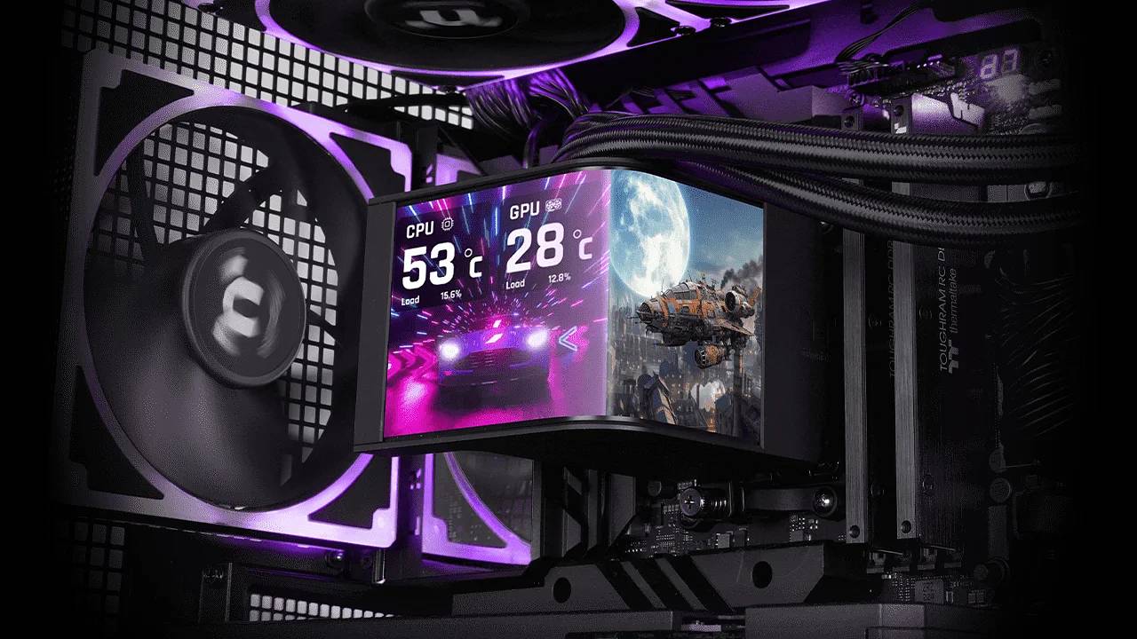 Thermaltake lanserar processorkylare med skärm för AI-bilder 43 thermaltake cpu kylare magcurve 360 ultra argb
